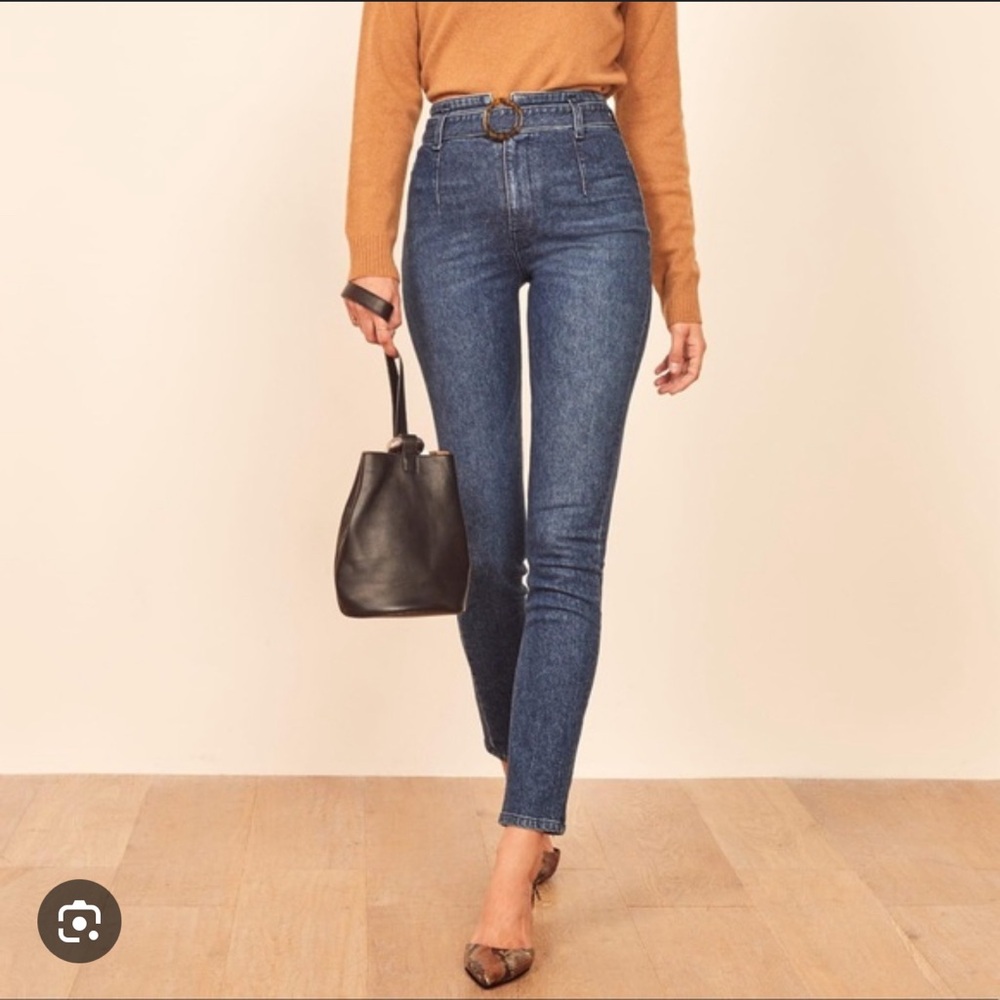 Reformation Kayo high and skinny jeans like new